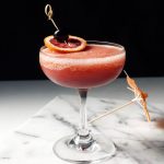 Go for the classic Blood & Sand cocktail this time! 26