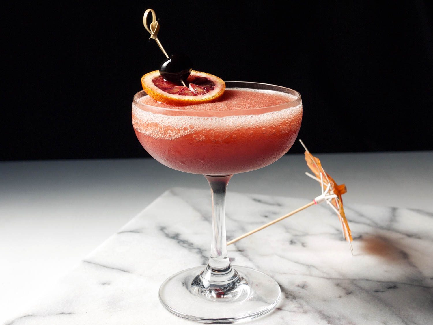Go for the classic Blood & Sand cocktail this time! 25