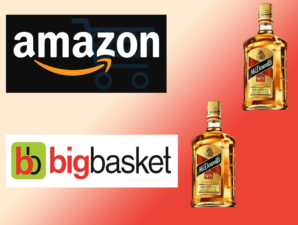 Amazon and Big basket set to deliver alcohol in India 36