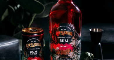 "Koopaberg's cherry spiced rum.">