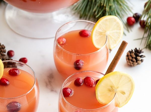 Festive non alcoholic drink - Wassail punch 2