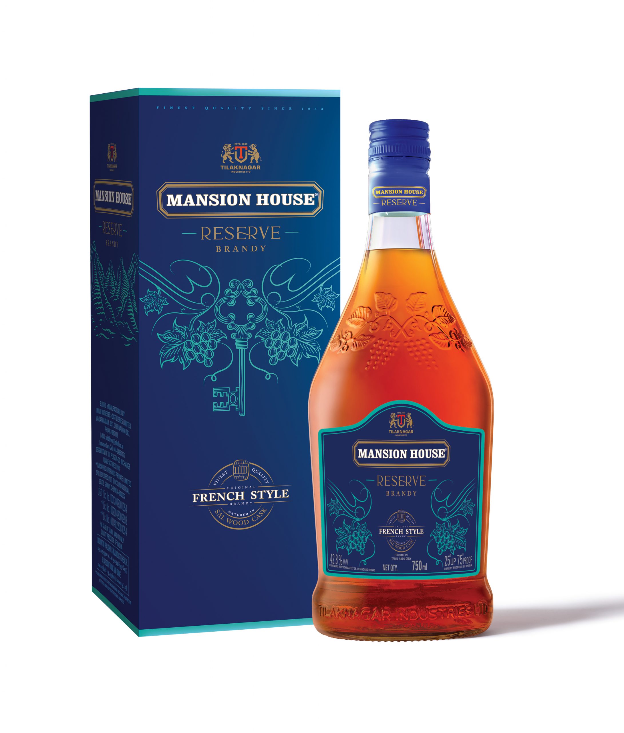 Tilaknagar Industries Launches Mansion House Reserve French Style Brandy 30