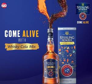 ABD launches two innovative products, Srishti with curcumin and Sterling Reserve B7 Whisky Cola 1