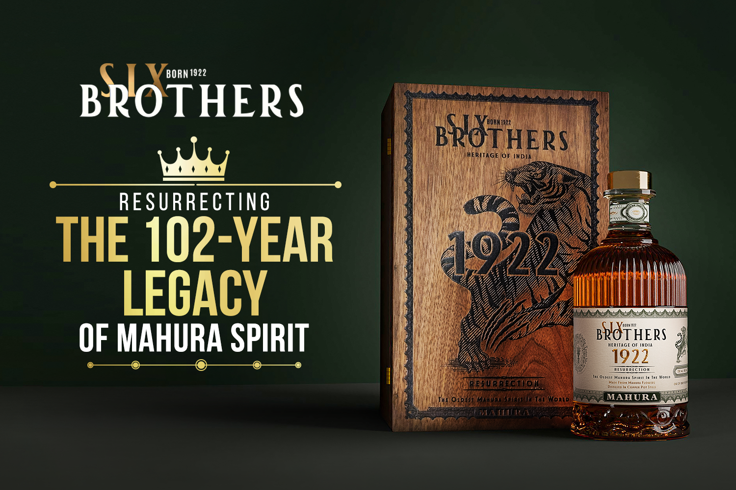 The Original and Oldest Distillers of Mahura Spirit with 102 Years of Legacy, Resurrects the World's First Luxury Heritage Mahura Spirit – Six Brothers 25