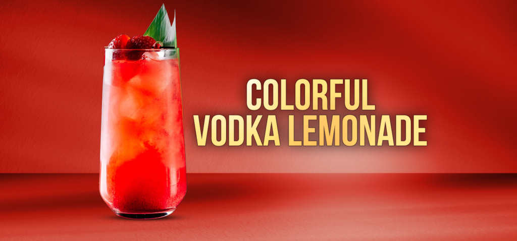 Colorful Vodka Lemonade