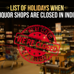 holidays liquor shops closed India